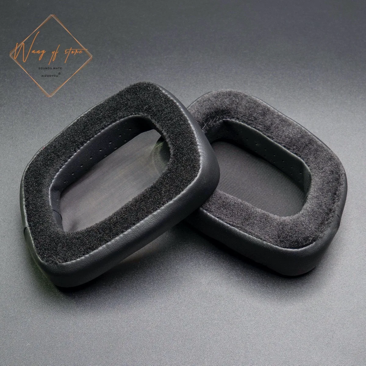 Almofadas de Ouvido Espuma para Hifiman Fone de Ouvido Couro Híbrido Veludo Almofada Edição s Fone Ouvido Earpads Capa Peças - Image 2