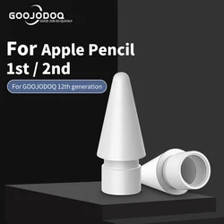 Pointe de crayon pour Apple Pencil 1ère 2ème génération GOOJODOQ 12ème génération, pointe de remplacement 