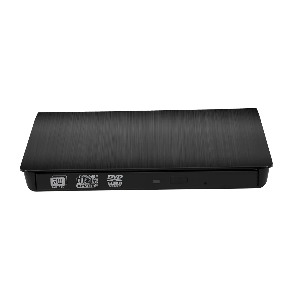  USB Mobile External DVD-RW Portable Drive ODD External DVD Drive ROM Player Writer for Windows Linu
