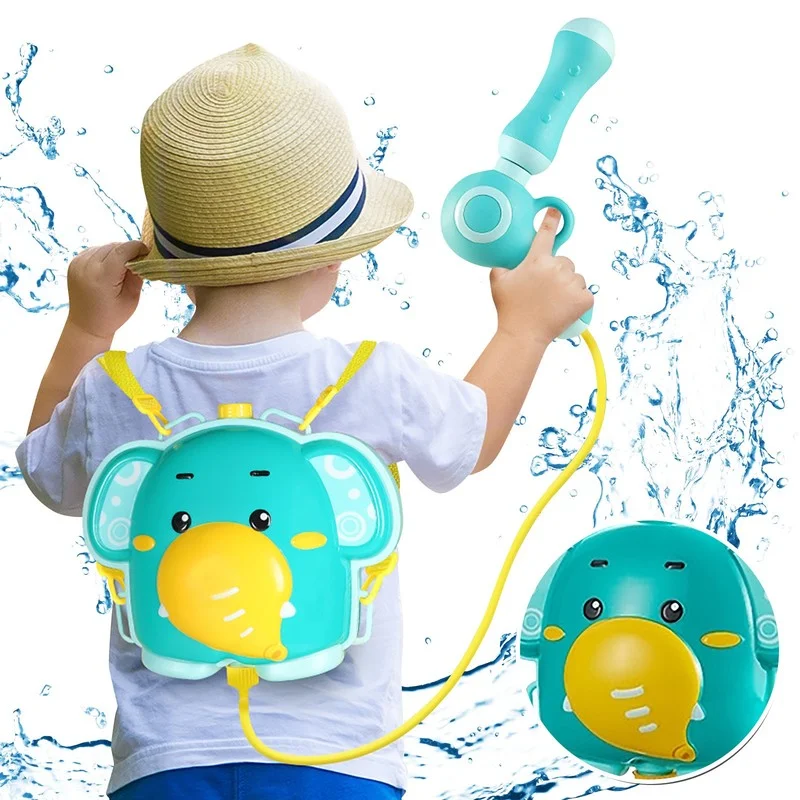 

Children's Backpack Water Gun Toys Parent-child Beach Interaction Summer Swimming Pool Backpackwater Gun Toys for Boys and Girls