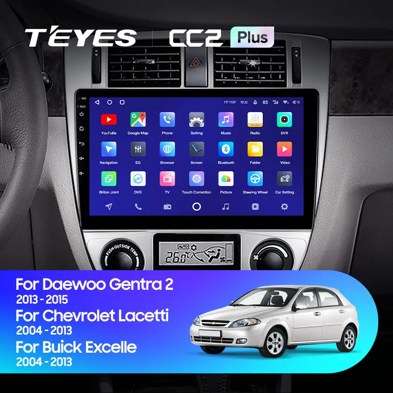 TEYES CC2L и CC2 Plus Штатная магнитола For Дэу Джентра 2 Шевроле Лачетти J200 Chevrolet Lacetti Buick