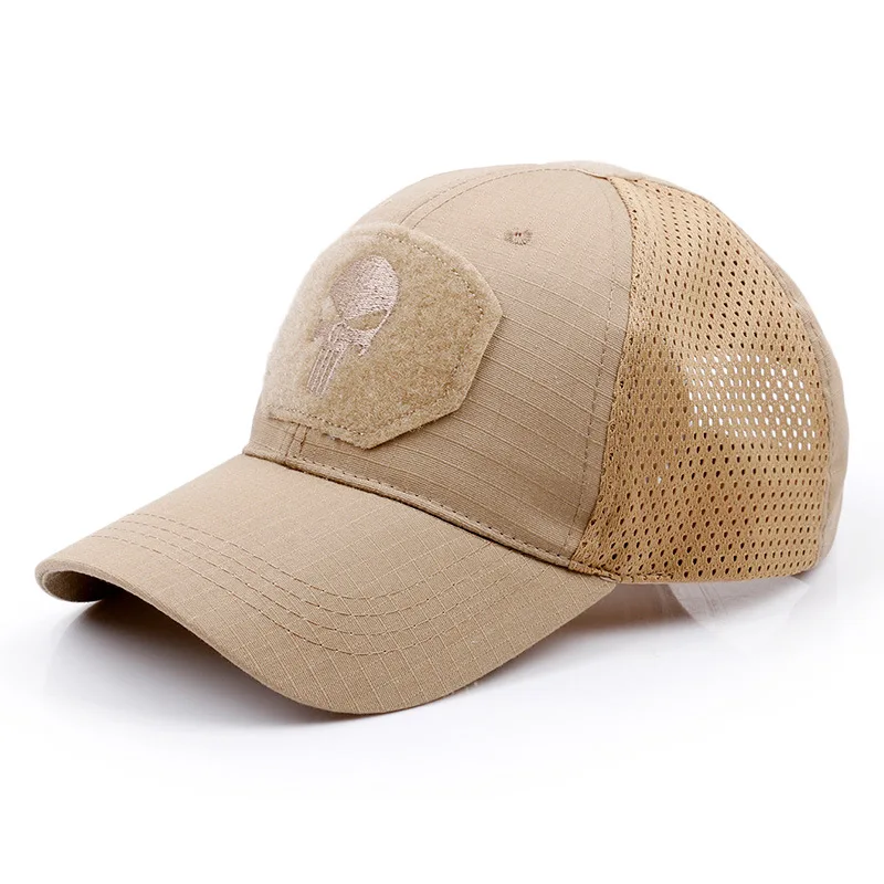

Baseball Cap Punisher Skull Multicam Operator Mesh Cap Black Hats Men Tactical Special Force Sniper Outdoor Visor Bone Wholesale