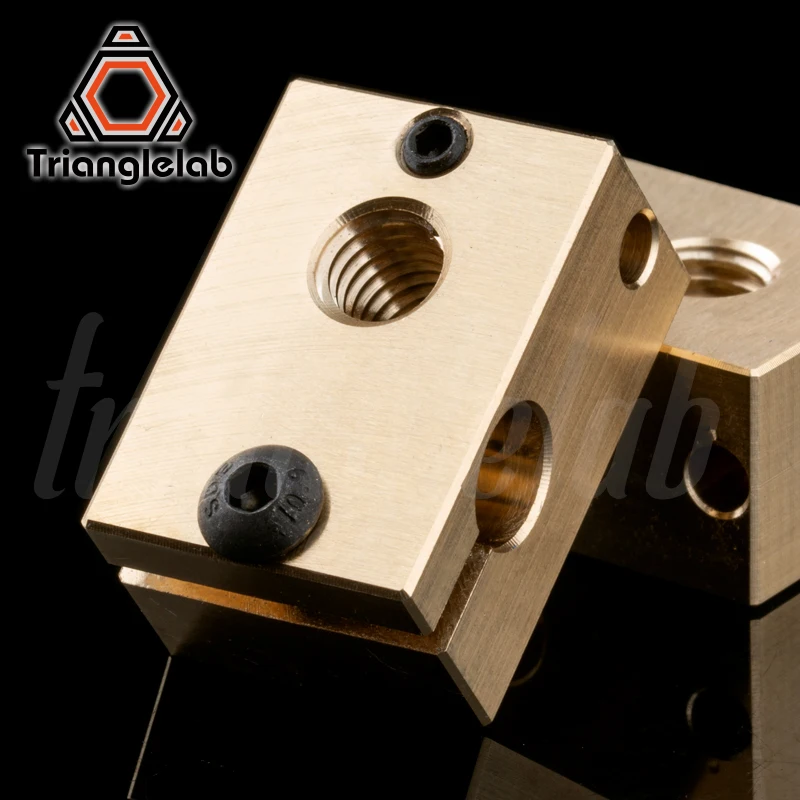 Медный медный нагревательный прибор блок для E3D copper hotend для 3D принтера высокая температура для закаленной стали V6 сопла/titan экструдер
