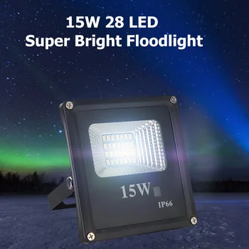 

Durable 15W 28 LED Super Bright Floodlight Multi-functional Practical Classic IP65 Waterproof Outdoor Street Flood Lamp