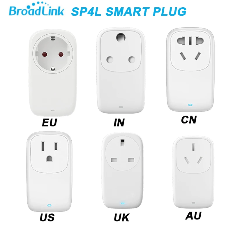 Розетка таймер Broadlink SP4L с поддержкой Wi Fi и управлением через