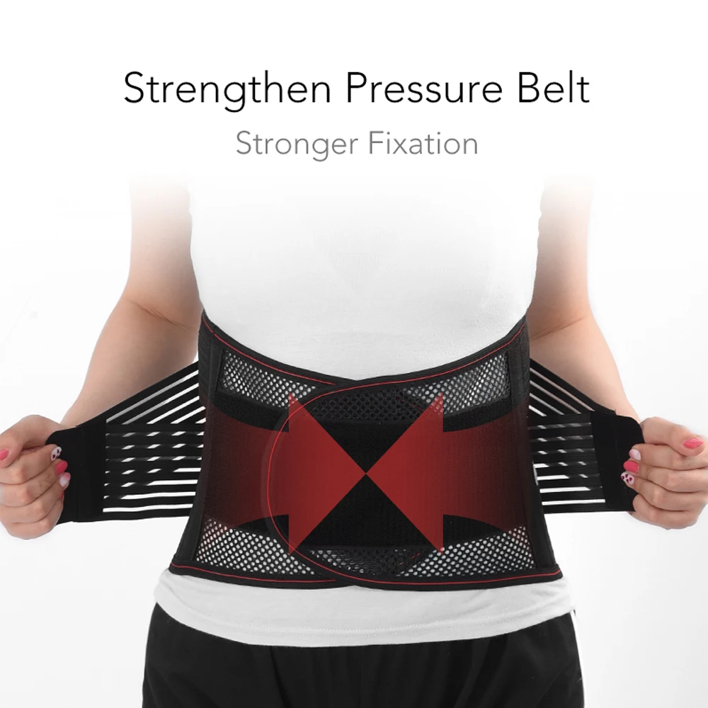 Generic Self_Heating Lumbar Back Belt Waist Lower Back