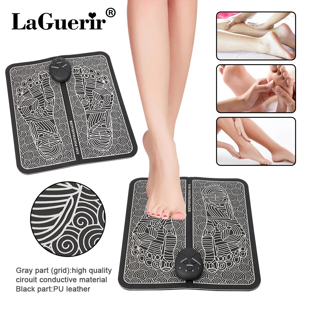 EMS-Foot-Massager-TENS-massage-Acupuncture-Feet-Muscle-Stimulator-Physiotherapy-therapy-device-health-Care