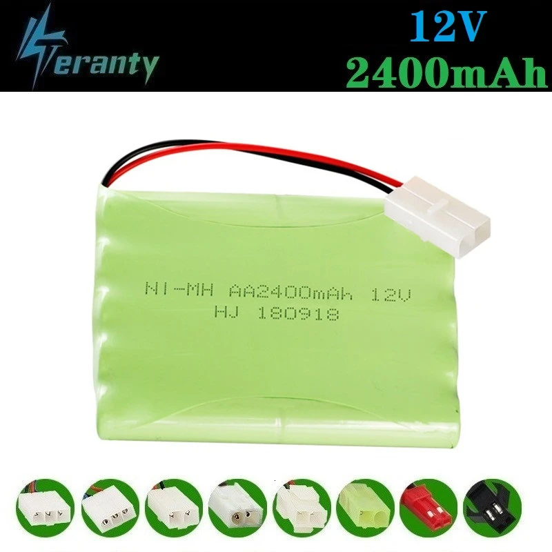 recargable para coches de de remoto, 12v, 2400mah, NiMH, trenes, Robot, barco, pistola, Ni MH, AA, 700mah, 12v, 1 ud.|Baterías recargables| - AliExpress