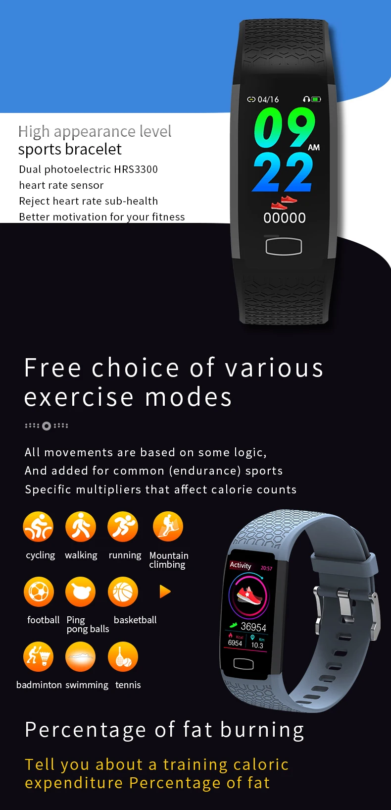 ONEMIX модные умные фитнес-часы водонепроницаемые спортивные Pedomoter кислородный монитор кровяного давления точный счетчик шагов браслеты