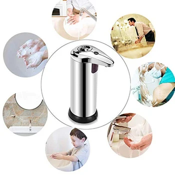 

2020 Infrared Soap Dispenser Battery Operated Automatic Soap Dispenser Contamination Touchless Bathroom Liquid Foam Pump Tool