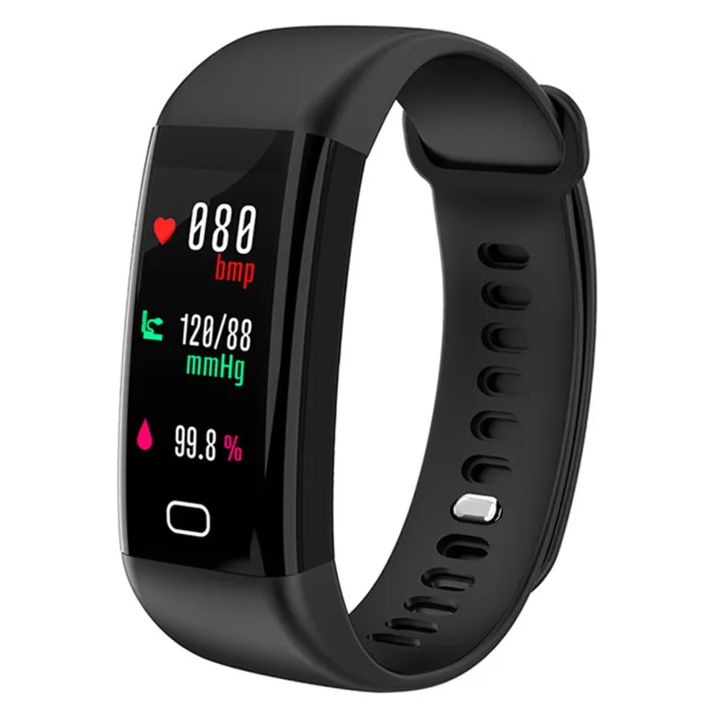 

Smart Bracelet Heart Rate Monitor Blood Pressure Fitness Tracker Pedometer Bluetooth Waterproof Wristband Watch for IOS Android