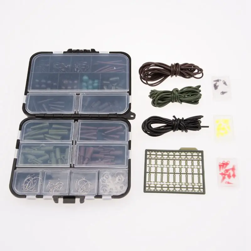 Fishing Tackle box bundle carp safety weight clips hooks swivels Quick links