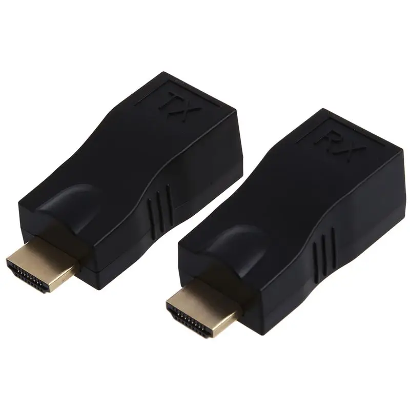 

4K HD 1080P 3D HDMI Extender Over A Dual RJ45 Cat 5e / 6 Ethernet Network Adapter