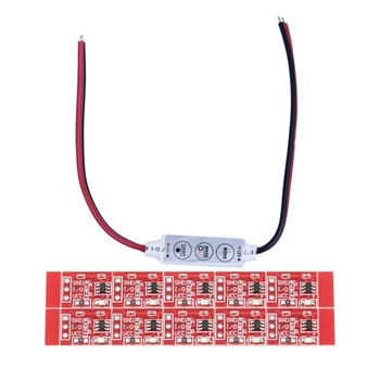 

1x Mini 3 Keys Controller Dimmer for 3528 5050 LED Single Color Strip & 10x TTP223 Capacitive Press Switch Button Module