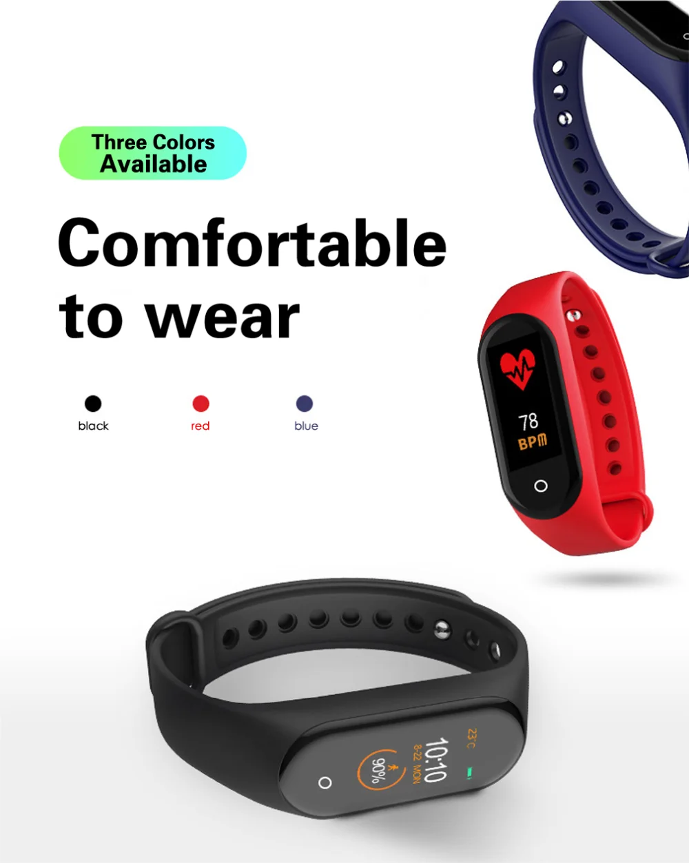 NeyGu Открытый Спортивный Браслет Smartwatch для Android IOS фитнес трекер Электроника Смарт часы водонепроницаемый браслет