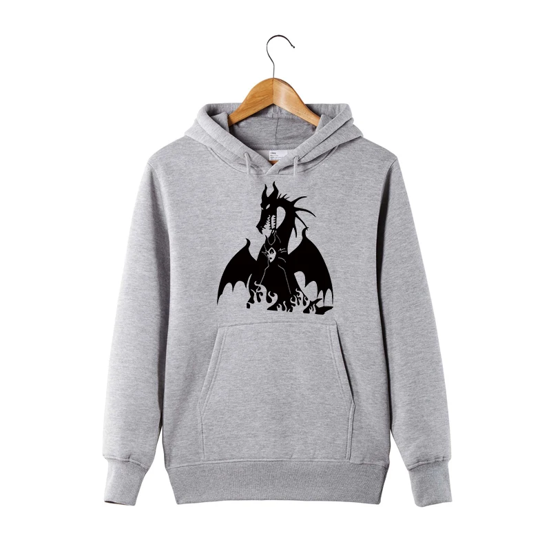 Новая Maleficent толстовка с драконом Maleficent кофты ведьмы крутые Злодеи пуловер Maleficent Dragon графическая Толстовка пальто в хипстерском стиле