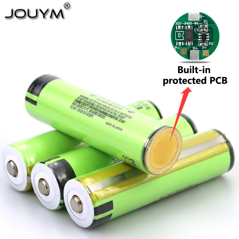 replacement batteries 100% New Protected 18650 NCR18650B 3400mah Rechargeable battery 3.7V with PCB For Flashlight batteries dyson battery replacement