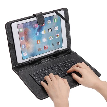 

Luxury Leather Case Protective Cover High Quality USB Keyboard Universal Compatible for 10" Android Tablet PC Accessories