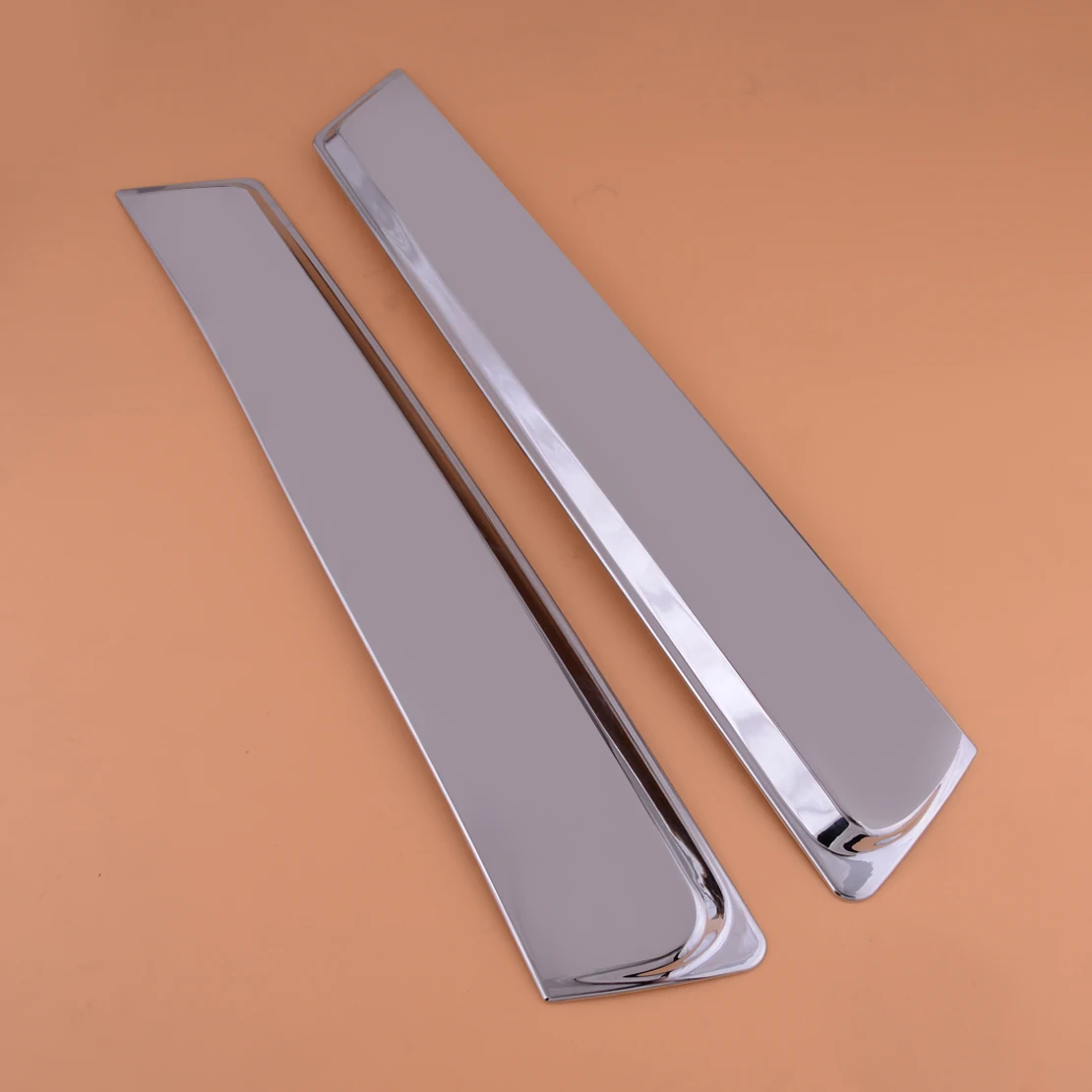 

DWCX 2PCS Car Rear Trunk Window Triangle Cover Trim Chrome ABS Fit For Ford Explorer 2011 2012 2013 2014 2015 2016 2017 2018