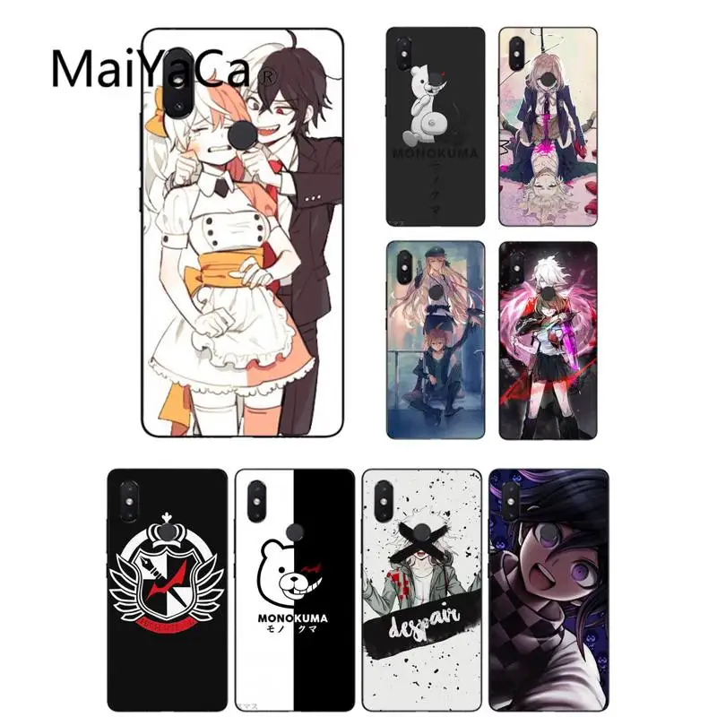 MaiYaCa Danganronpa Monokuma Роскошный чехол для телефона XiaoMi 5 max2 A1 A2 NOTE 10LITE Redmi 6 7 A
