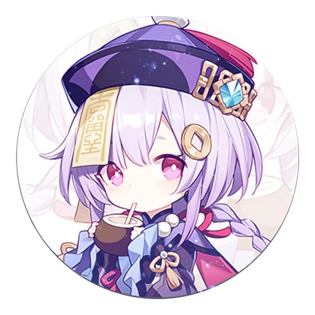 Free Shipping 58mm Online Game Genshin Impact Brooch Pin Cosplay Badge Accessories For Clothes Backpack Decoration Gift 9