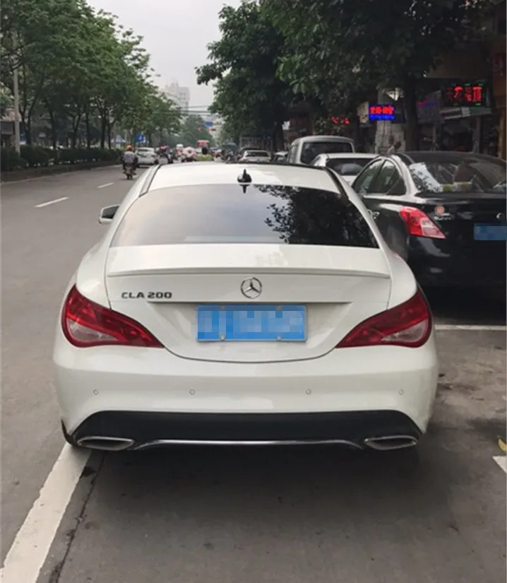 Спойлер для Mercedes Benz W117 2015 2018 CLA CLA200 220 260 высококачественный спойлер заднего крыла