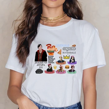 

New Arrival Women Funny Graphic T-shirt Cartoon Print Woman Tops Tee Harajuku T-shirts Short Sleeve Female Tee Shirts White Tops