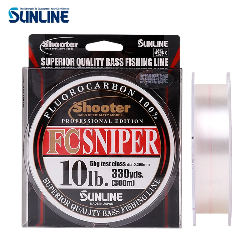5 lb Fluorocarbon Line FC Sniper Fishing Line Sunline 300m 