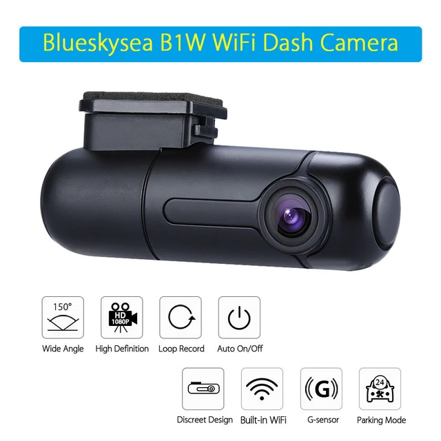 Blueskysea Mini WiFi araba dvr'ı araç içi kamera 1080P H.264 360 derece MP4  döndür kondansatör g-sensor B1W IMX323 Novatek GM8135S - AliExpress
