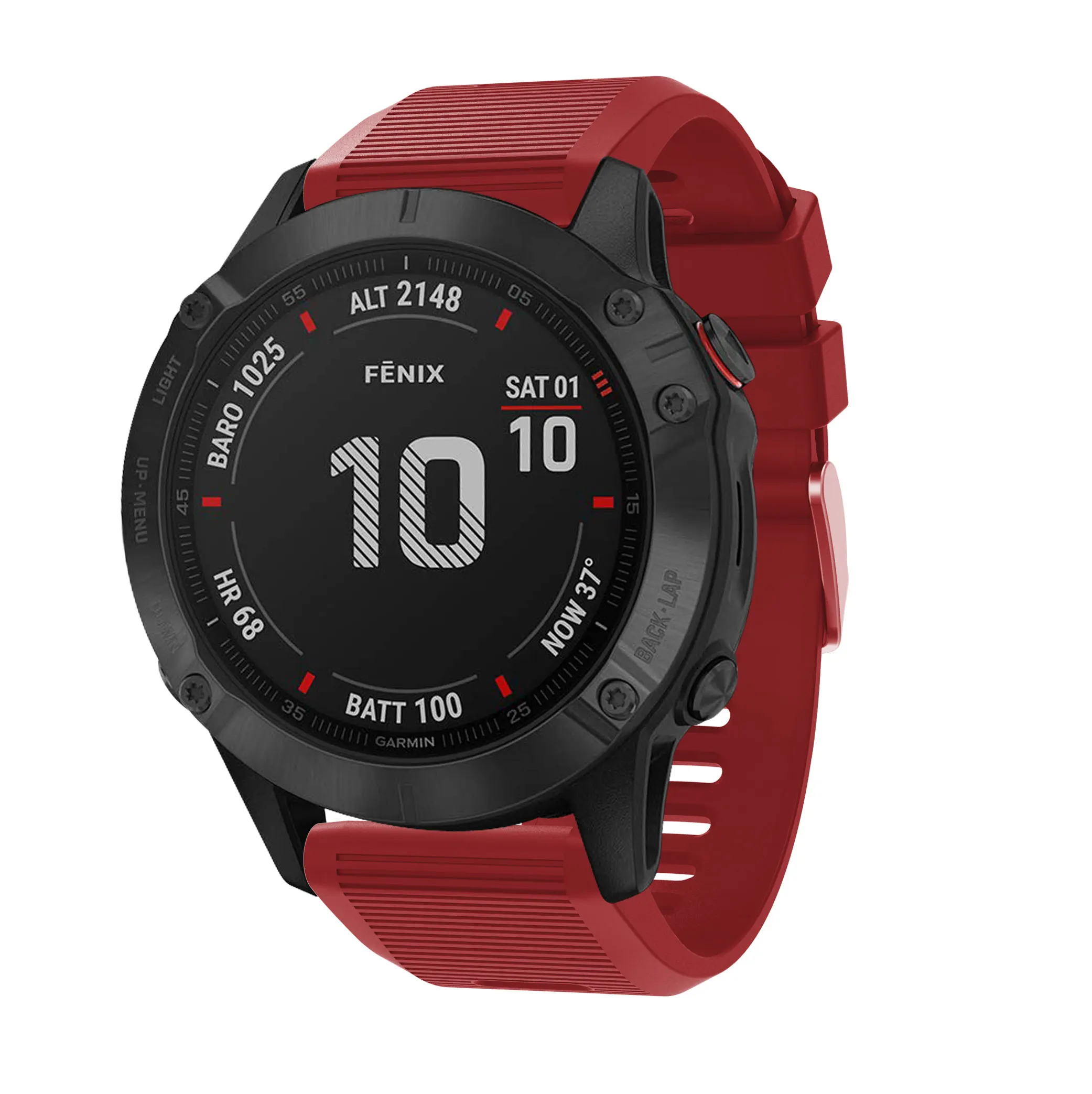 

26 22 20mm Quick Release EasyFit Silicone Watchband WristStrap for Garmin Fenix 6X 6 6s Plus 3 3HR S60 D2 Mk1 Smart watch strap