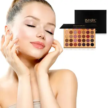 

IMAGIC 35 colors Eye Makeup Palette Natural Fashion drop Light Eye Make Shimmer Shadow Matte Eyeshadow Up shipping wholesal X3U7