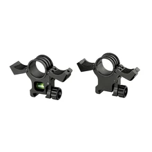 2 шт. охотничье крепление 1 дюймов 25,4 мм 30 мм пузырьковый уровень с 20 мм Пикатинни Вивер рельсы крепления для винтовки прицел