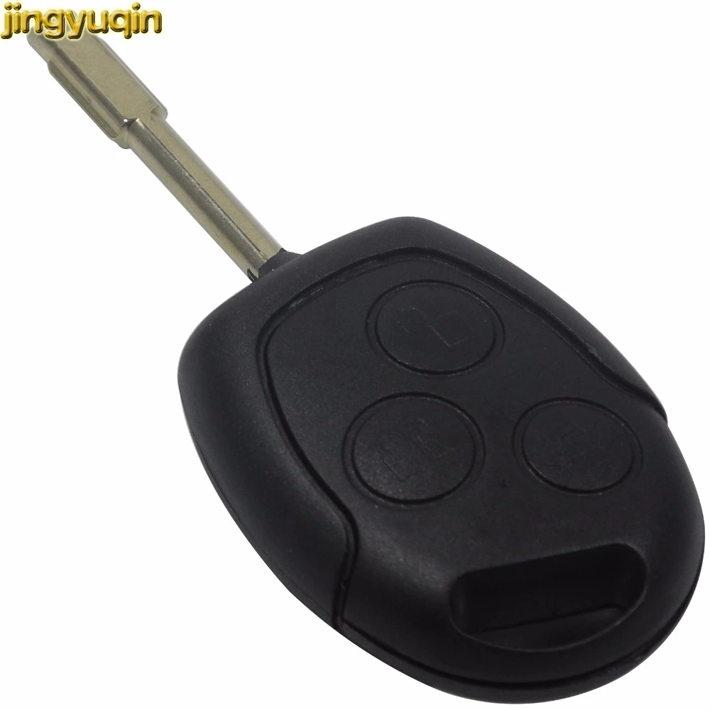 Jingyuqin Remote 3 Buttons Car Key Shell Case Fob Covers For Ford Focus Mondeo Festiva Fusion Suit Fiesta KA Without Logo | Автомобили и