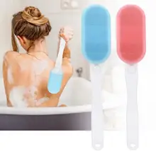 2 цвета Вибрирующая электрическая водостойкая Массажная щетка для тела для душа Очищающая щетка