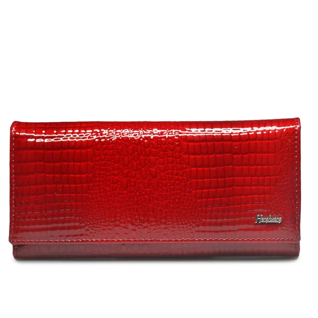 HH Women Wallets and Purses Luxury Brand Alligator Long Genuine Leather Ladies Clutch Coin Purse Female Crocodile Cow Wallet 2