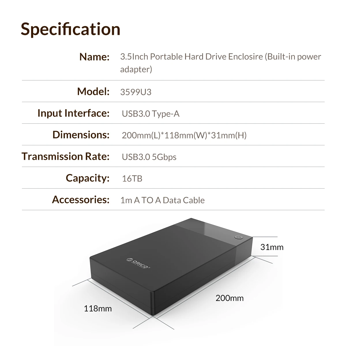 Caixa externa para HDD