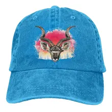 Декоративная джинсовая кепка Kudu, регулируемые мужские классические бейсболки