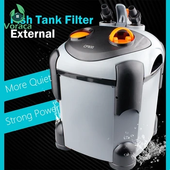 

650L/H Aquarium Fish Tank Filter External Filter Bucket Canister Circulation Filtration Quiet Water Flow Control Supplies 220V