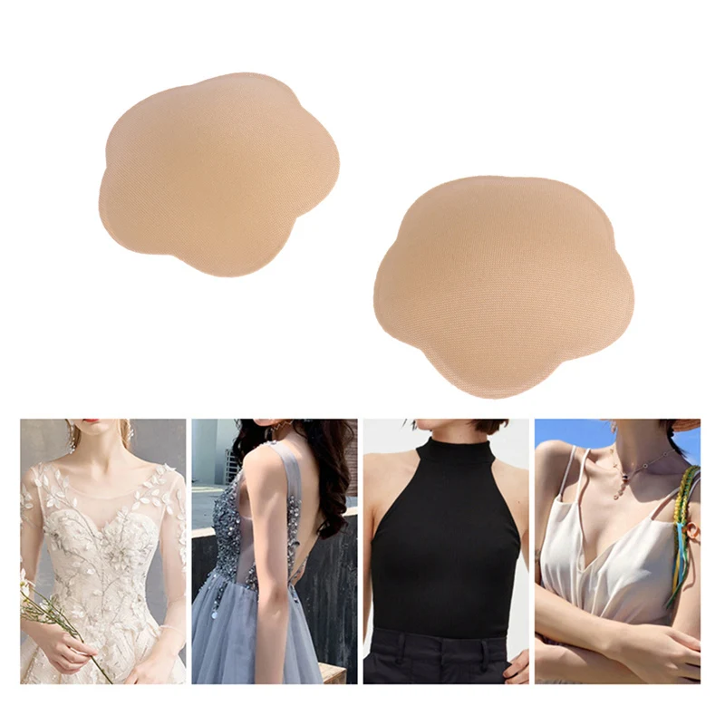 

Flower Shape Bra Pad Reusable Self-Adhesive Silicone Bra Breast Pad Pasties Petal Full Coverage Nipple Covers Pasties Invisible