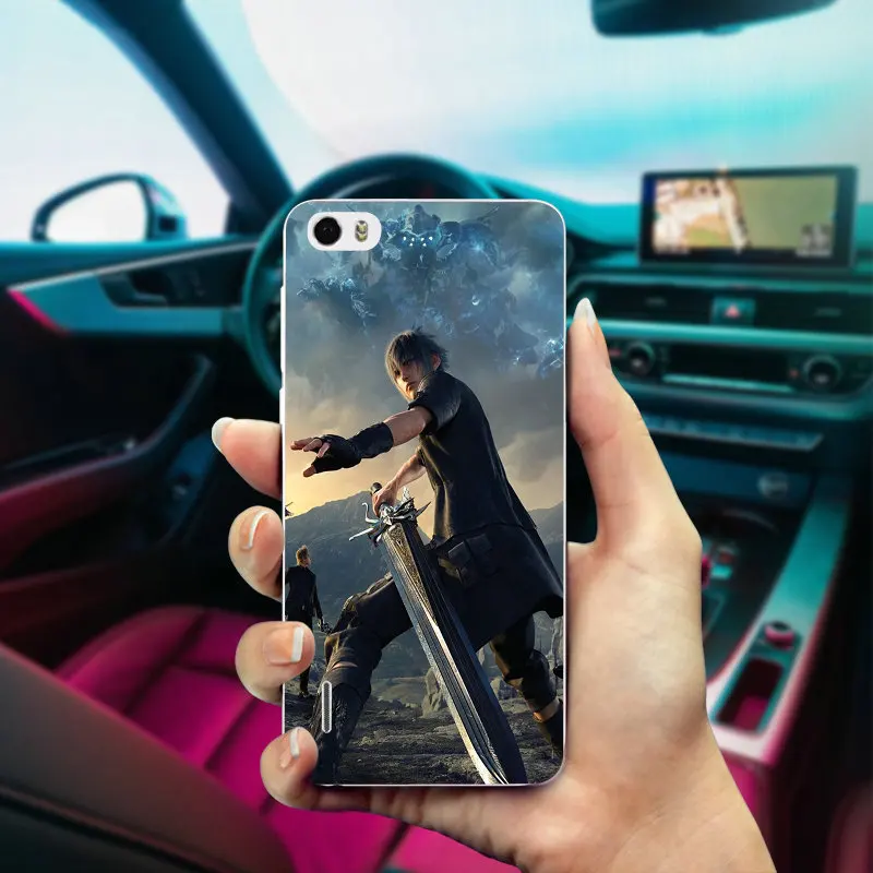 Picture 5 Мягкие чехлы для телефонов huawei P20 P10 P9 P8 Lite mate 10 Pro Y5 Y6 II Y7 Honor 6X7X9 Lite Final Fantasy Noctis and Puppy XV Art - Цвет: Picture 5