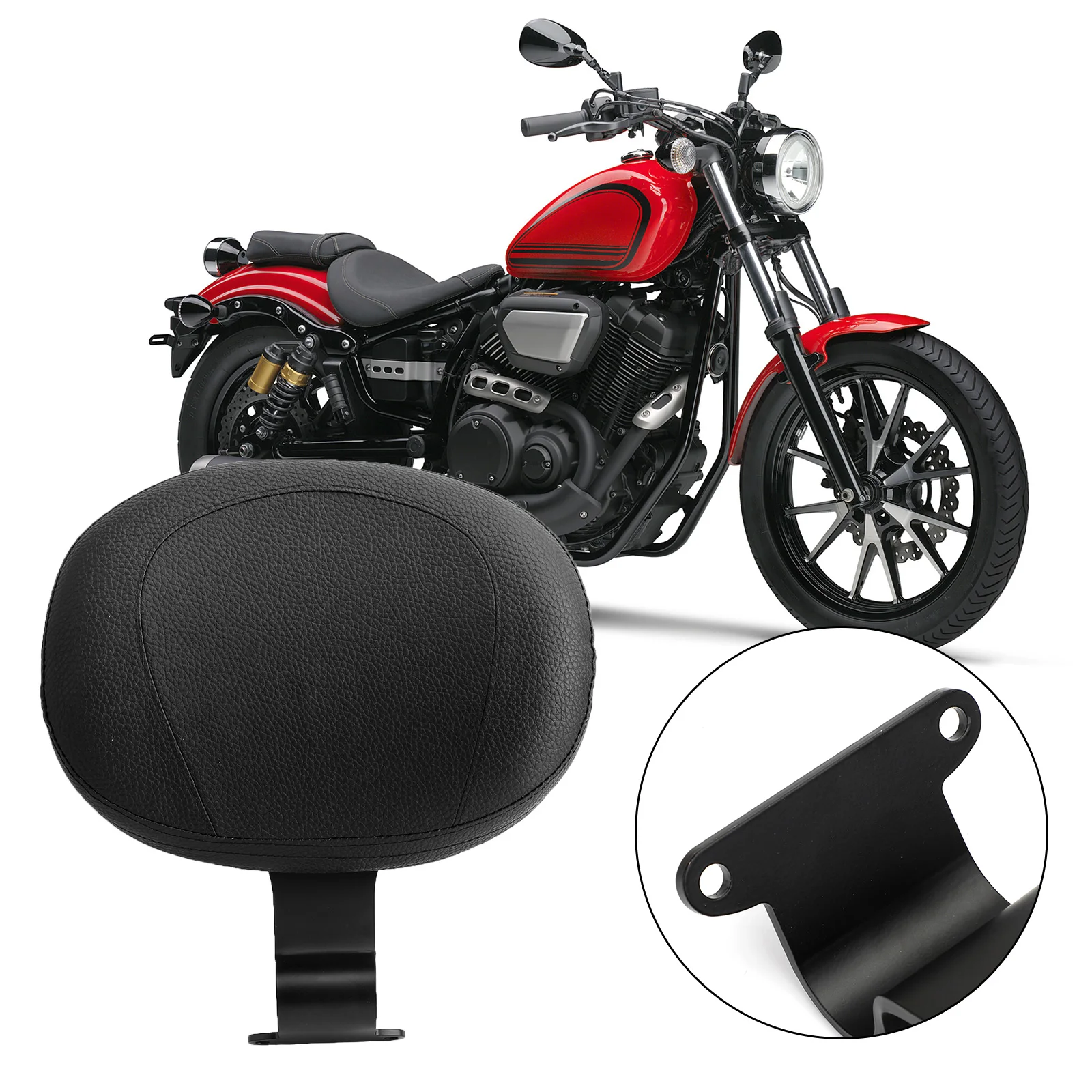 Areyourshop для Yamaha Bolt XVS950 Spec/C Spec Передний драйвер Rider спинка Кожаная подушка для мотоцикла