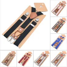 Милые Модные Винтажные клипсы для маленьких мальчиков и девочек, регулируемые полосатые эластичные брюки в форме Y, подтяжки