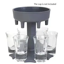 

6 Shot Glass Dispenser And Holder Filling Liquids Dispenser Shots Dispenser Multiple Bar Shot Dispenser Without Cup