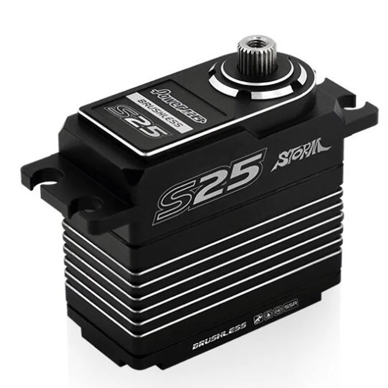 

1PCS HD Storm25 High Pressure Brushless Servo 25KG Metal Gears for RC Vehicles Car Model