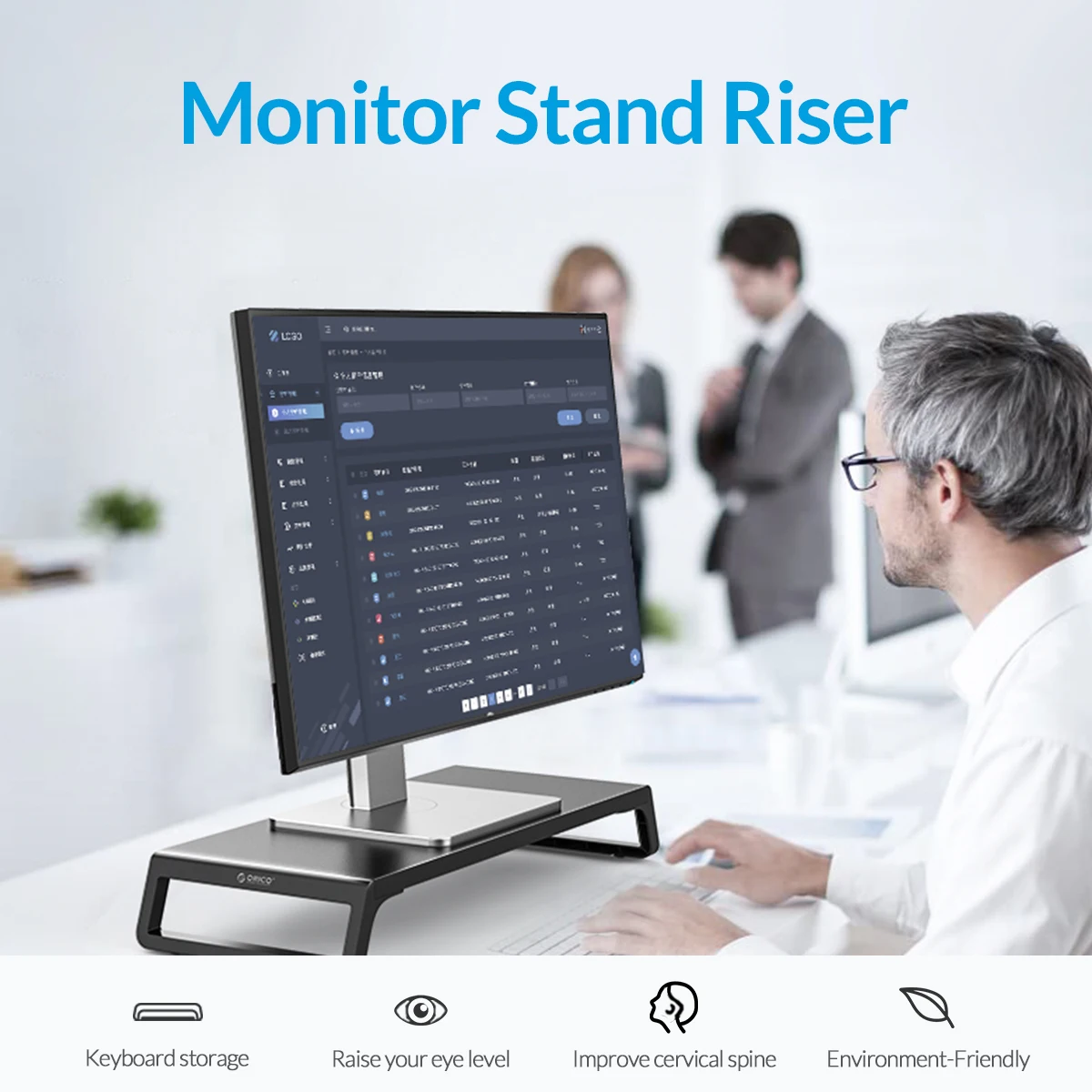 Orico – Support De Moniteur En Aluminium, Support Universel En Bois Pour  Ordinateur De Bureau, Pc, Ordinateur Portable, Macbook, Maison, Bureau -  Support De Moniteur - AliExpress