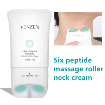 

Double roller Neck Cream Six Peptide Massage Rolling Round Neck serum Moisturizing dilute the neck profile pulling compact 160g