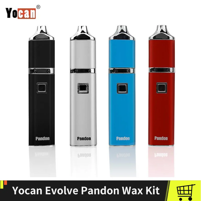 

100% Original Yocan Evolve Pandon Kit With QDC Coils 1300mAh Wax Vape Pen Mod Dry Herb Vaporizer Electronic Cigs