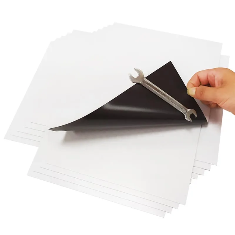 Tablero de láminas magnéticas de goma suave autoadhesiva, para troqueles de Spellbinder/manualidades, fuerte, delgado y Flexible, 0,75x210mm, 5 uds.