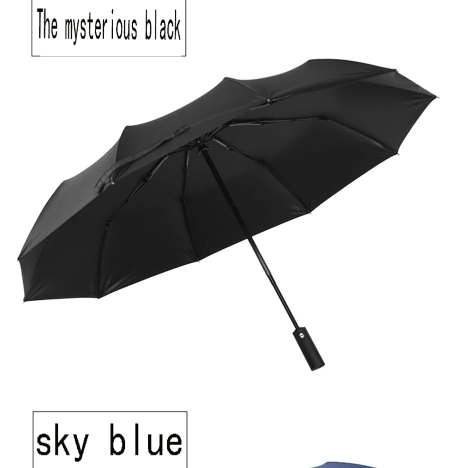 DJLJLZWE 10K автоматический складной зонт женский автомобильный Зонт с защитой от УФ мужской деловой Ветрозащитный Зонт портативный зонт
