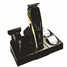 Многофункциональная профессиональная машинка для стрижки волос, перезаряжаемая электрическая машинка для стрижки волос 5 в 1, водостойкий триммер для бороды